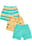 Mee Mee Shorts Pack Of 3 -Beige & Aqua
